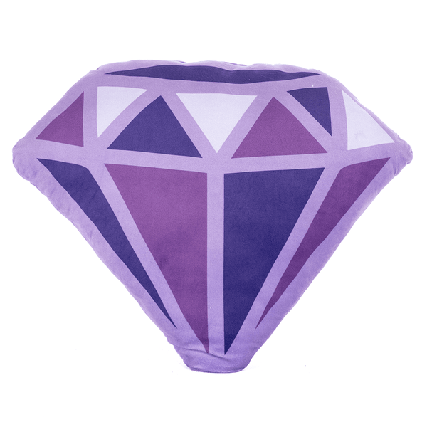 Purple Diamond Cushion