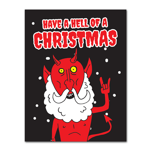 Wake 'N' Bake | Hell Of A Christmas Xmas Greeting Card