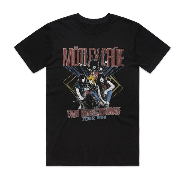 Mötley Crüe - Mothers Nightmare 84' Black T-Shirt