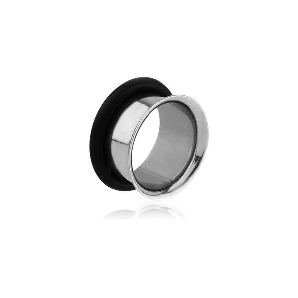 Stainless Steel Silver O-Ring Flared Tunnel