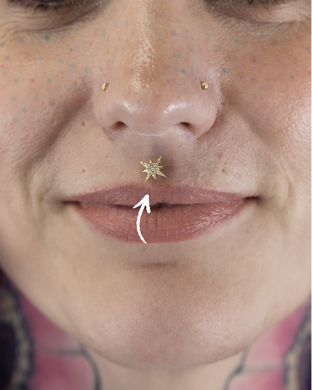 Philtrum Piercings