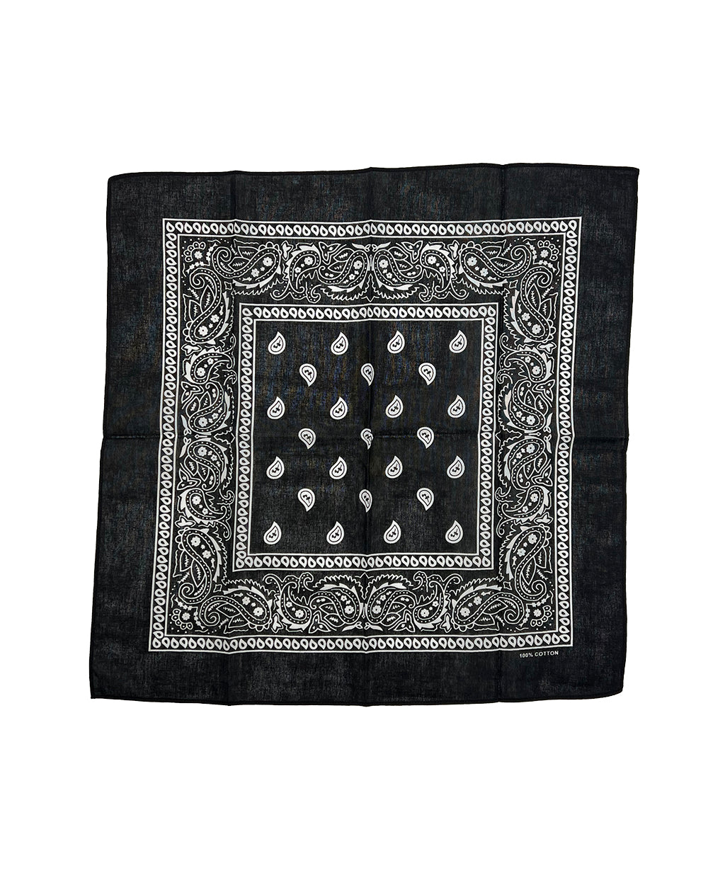 Black Paisley Bandana