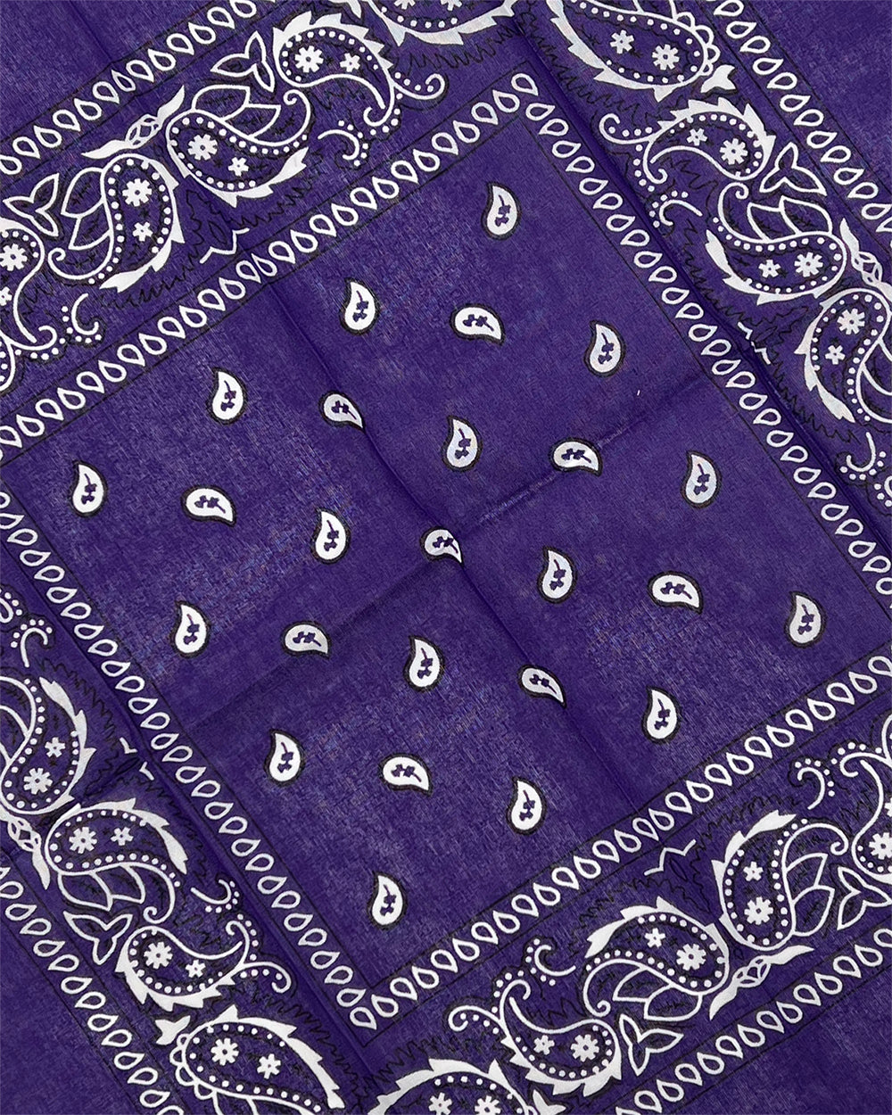 Purple Paisley Bandana