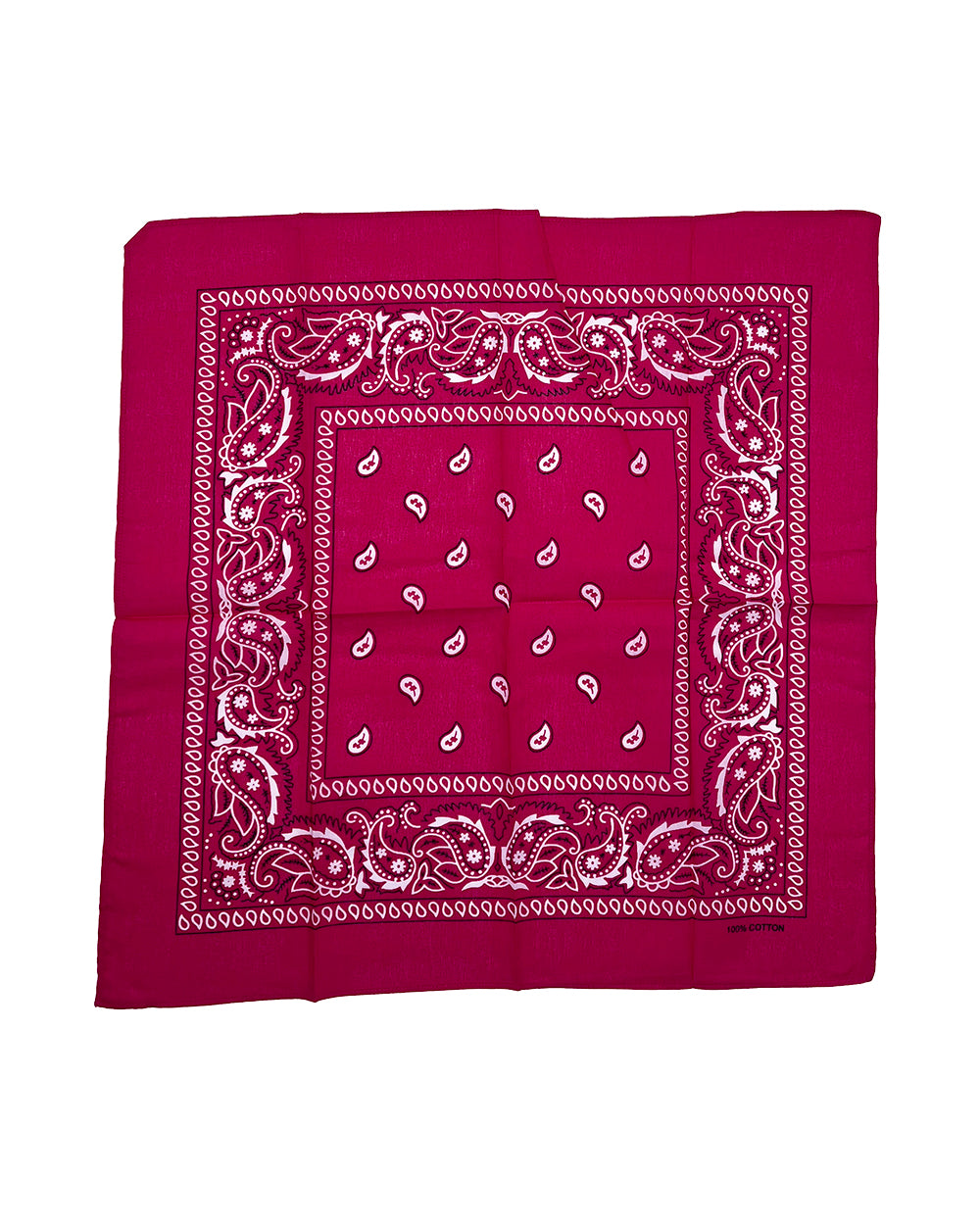 Dark Pink/ Magenta Paisley Bandana