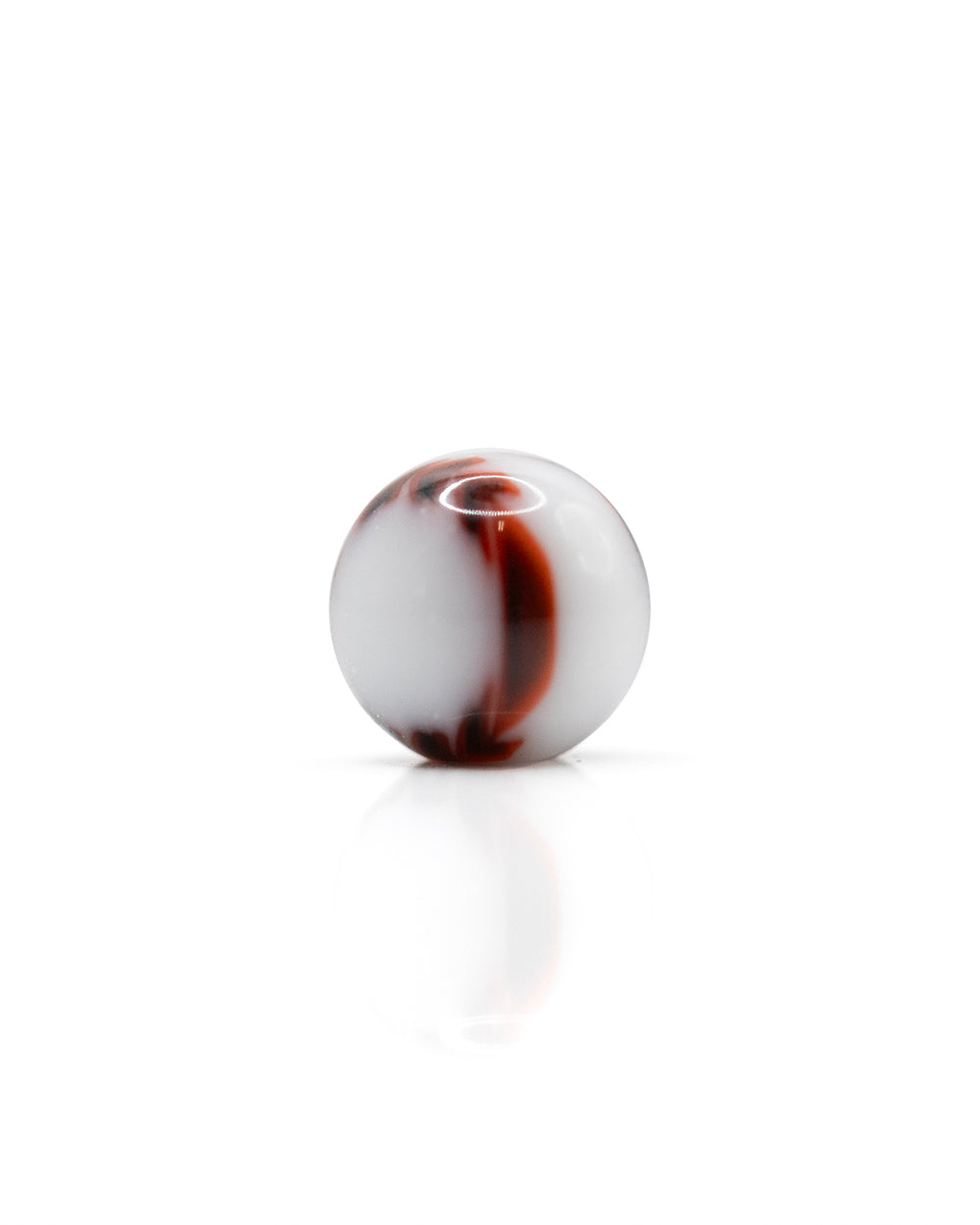14 Gauge Acrylic Ball - Baseball White 14g