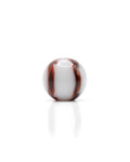 14 Gauge Acrylic Ball - Baseball White 14g