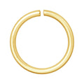 Continuous Ring 18 Gauge | 7mm Gold