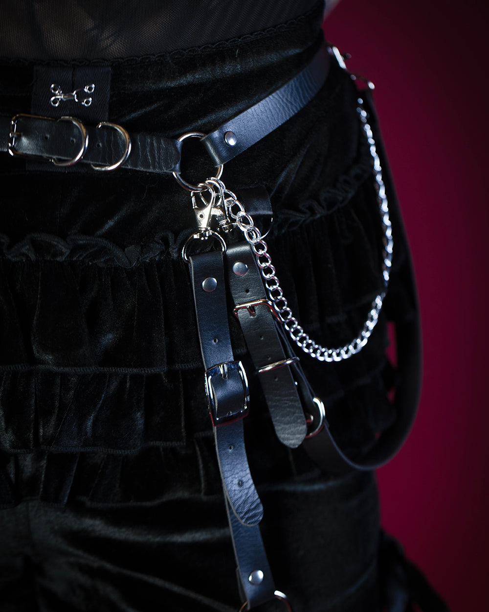 Sweet Vengeance 'Black Magic' Waist/Thigh Harness
