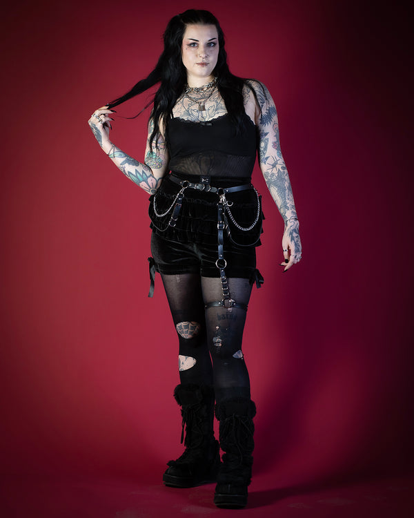Sweet Vengeance 'Black Magic' Waist/Thigh Harness