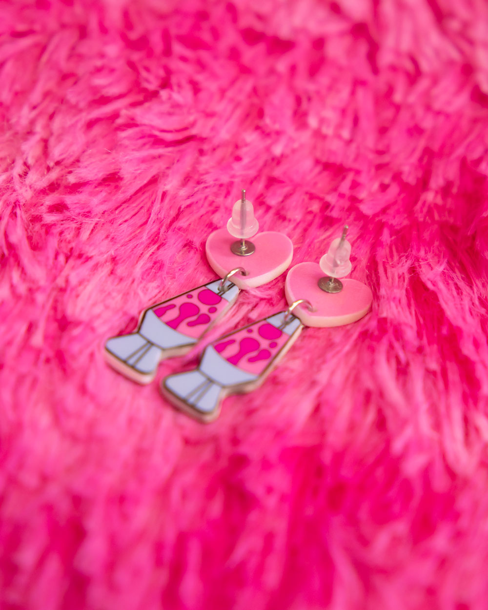 Love Lava Lamp Earrings