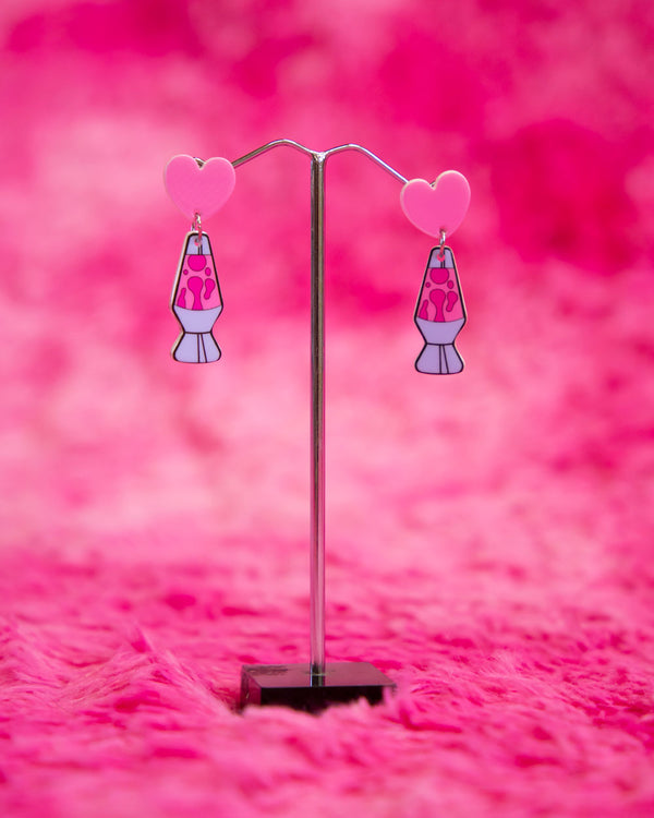 Love Lava Lamp Earrings