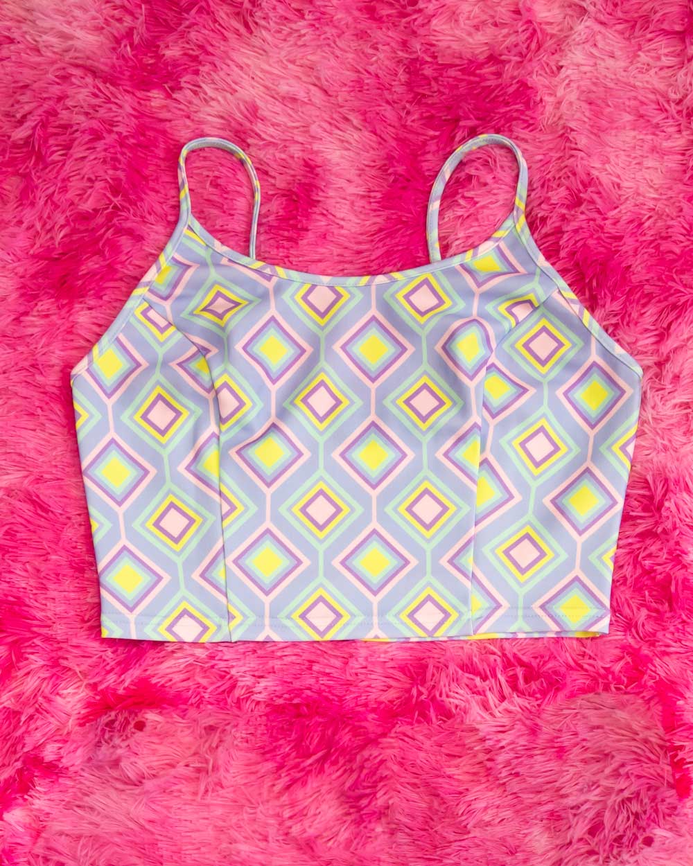 Good Vibes Crop Singlet