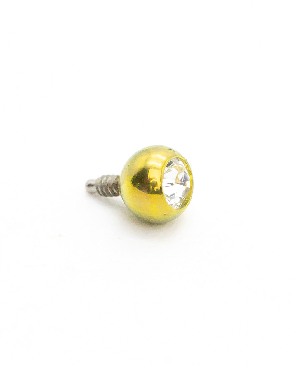 Bejewelled Gold Titanium Labret Bar
