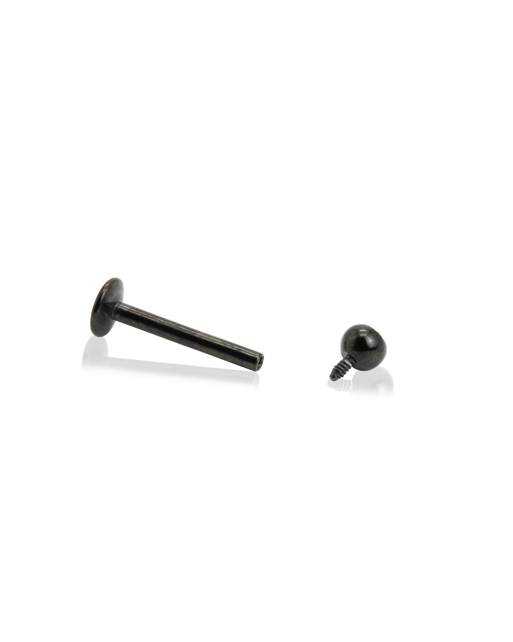 Darkness Bejewelled Surgical Steel Labret Bar