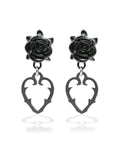 Rose & Heart Earrings