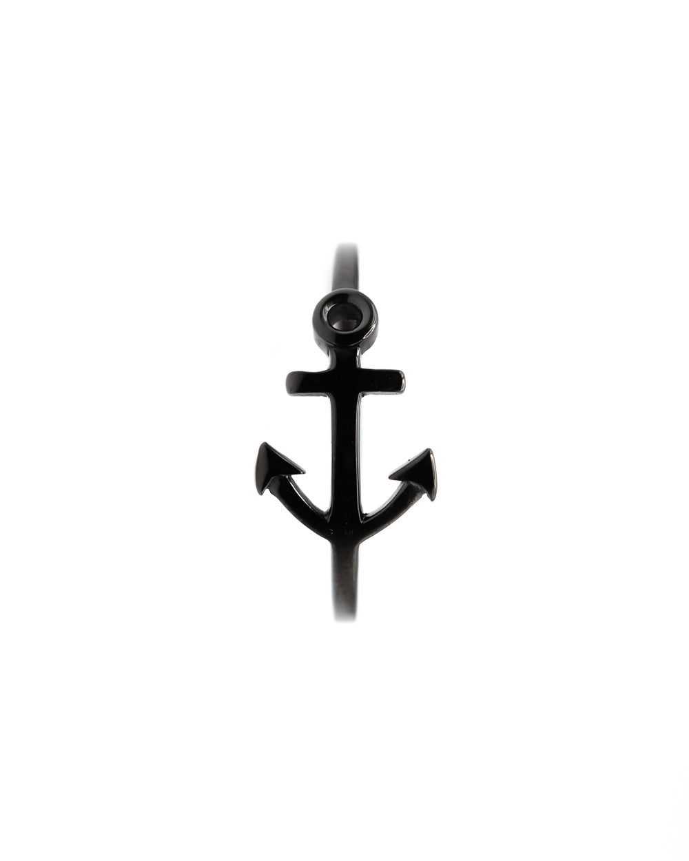 Black Anchor Ring Jewellery