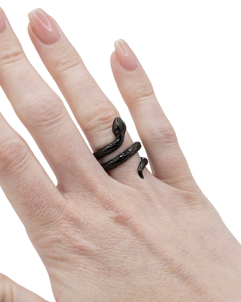 Black Snake Ring Jewellery