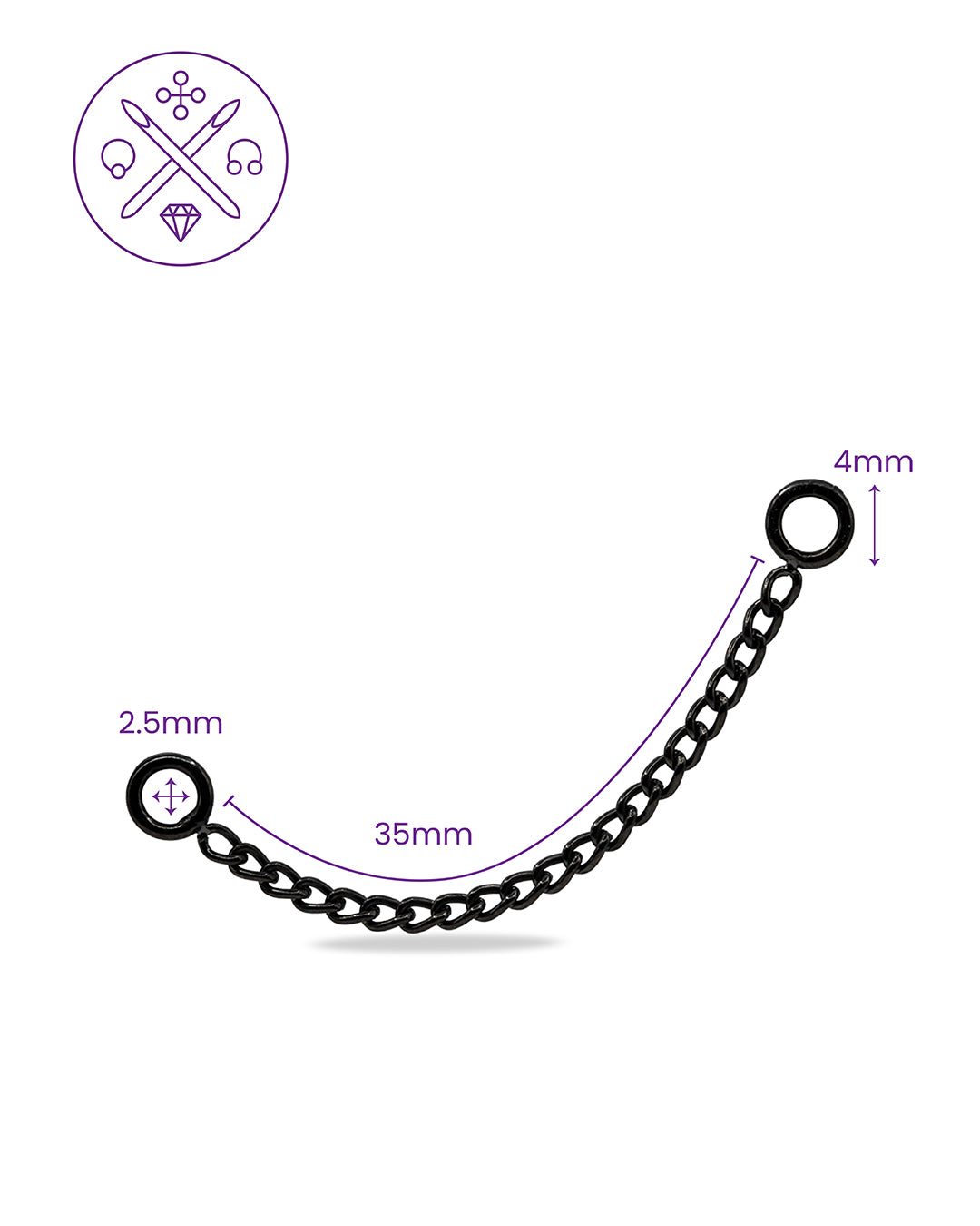 Black Connector Chain