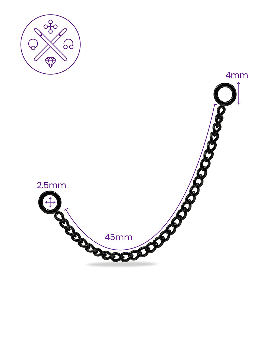 Black Connector Chain