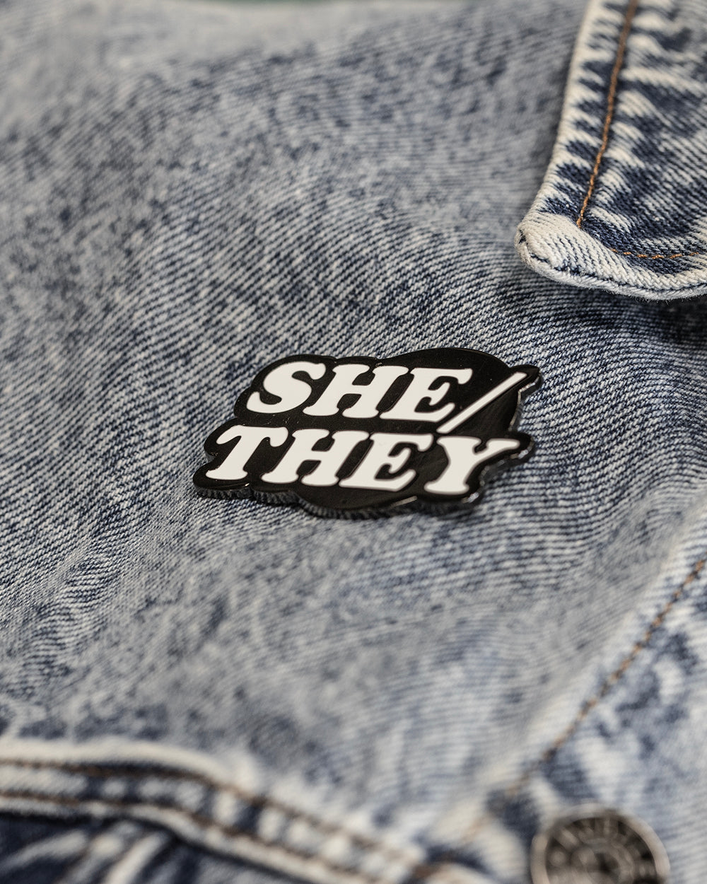 She / They - Enamel Pin