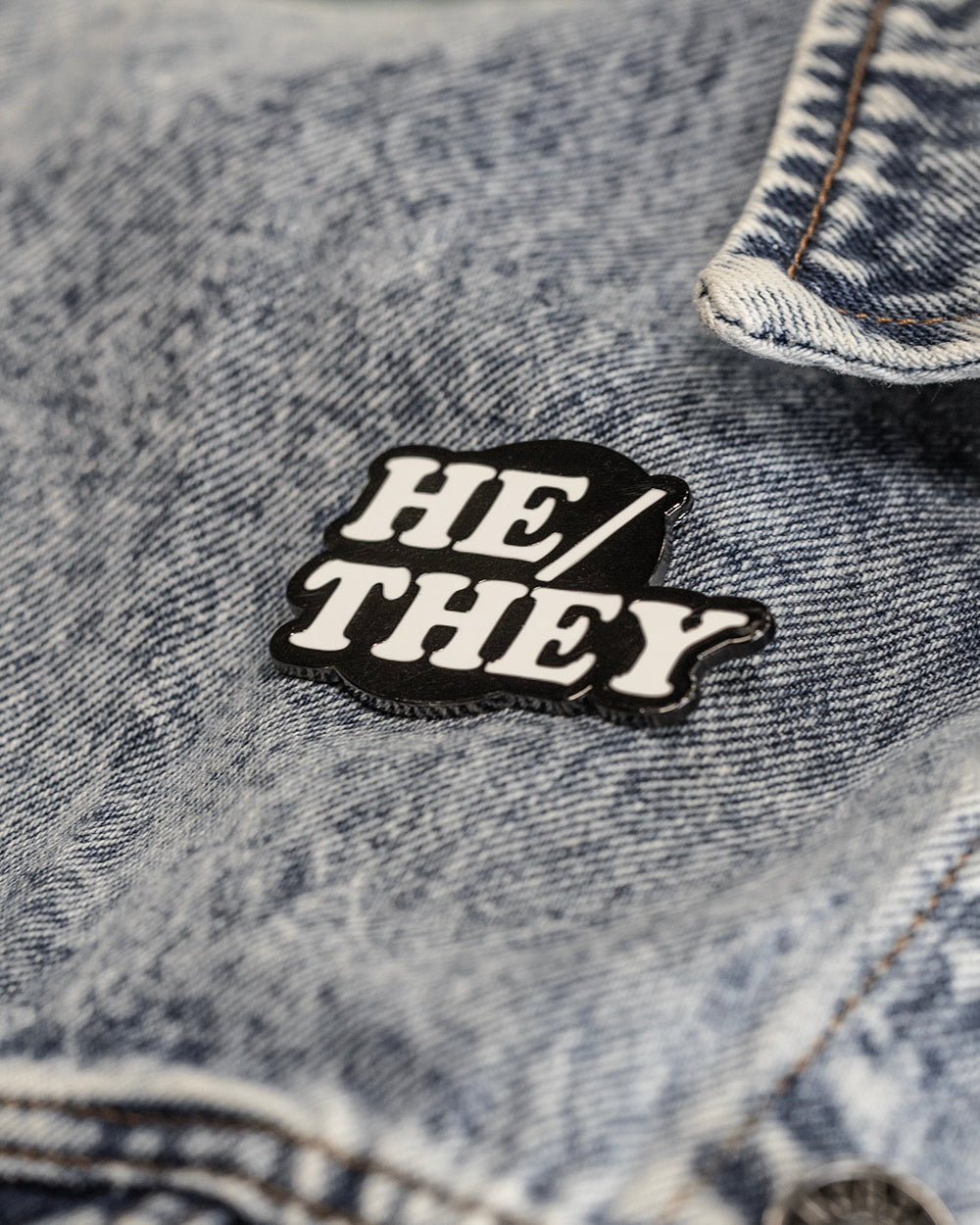 He / They - Enamel Pin