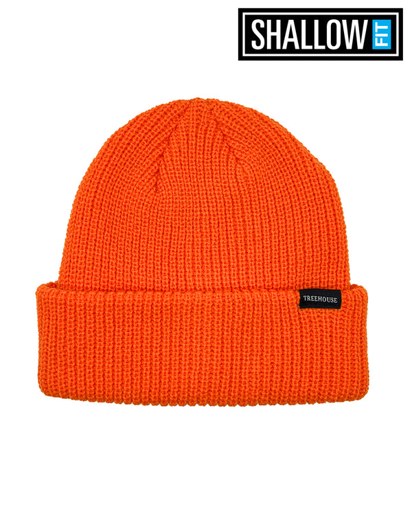 Treehouse Fisherman Shallow Fit Beanie - Orange