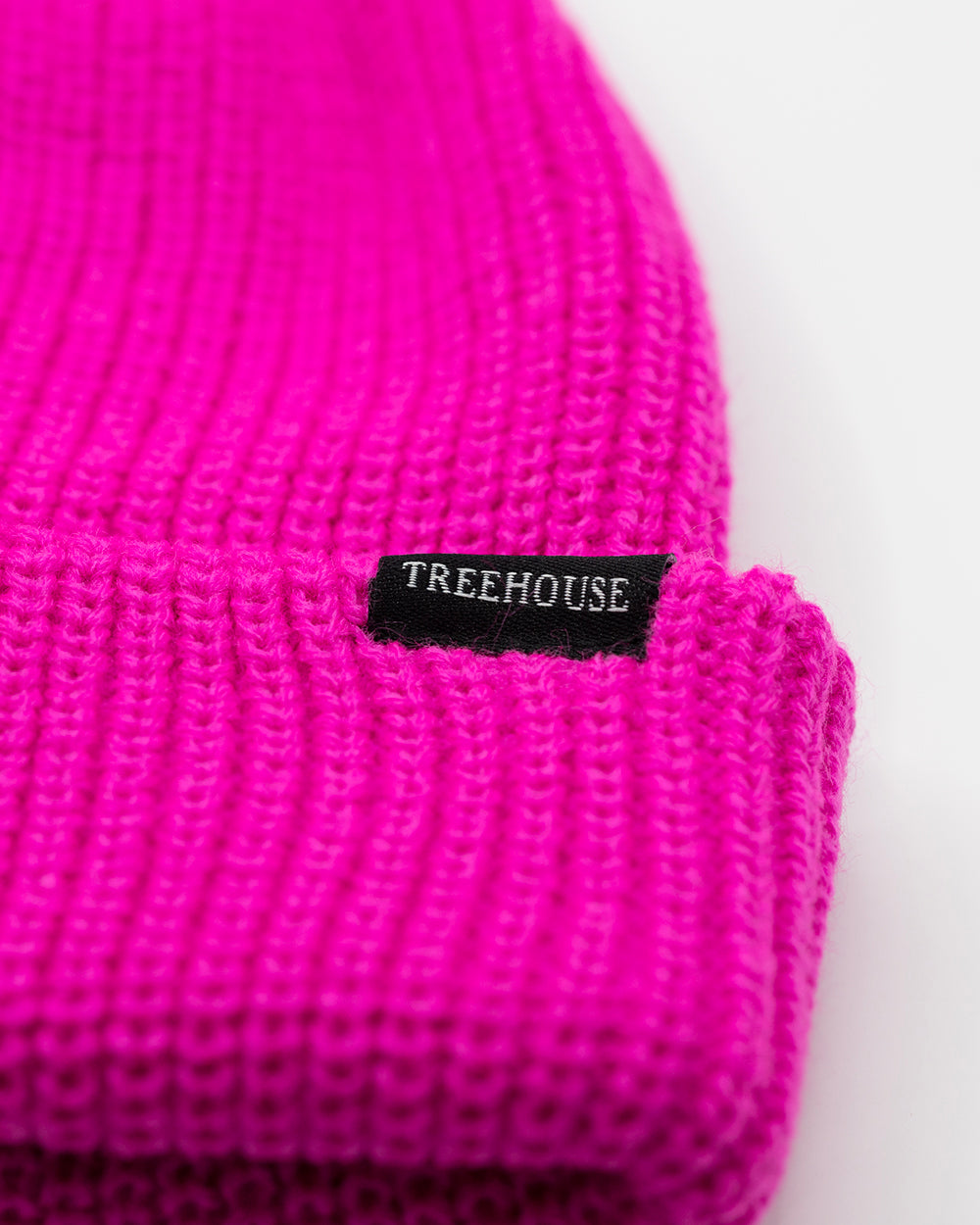 Treehouse Fisherman Shallow Fit Beanie - Hot Pink