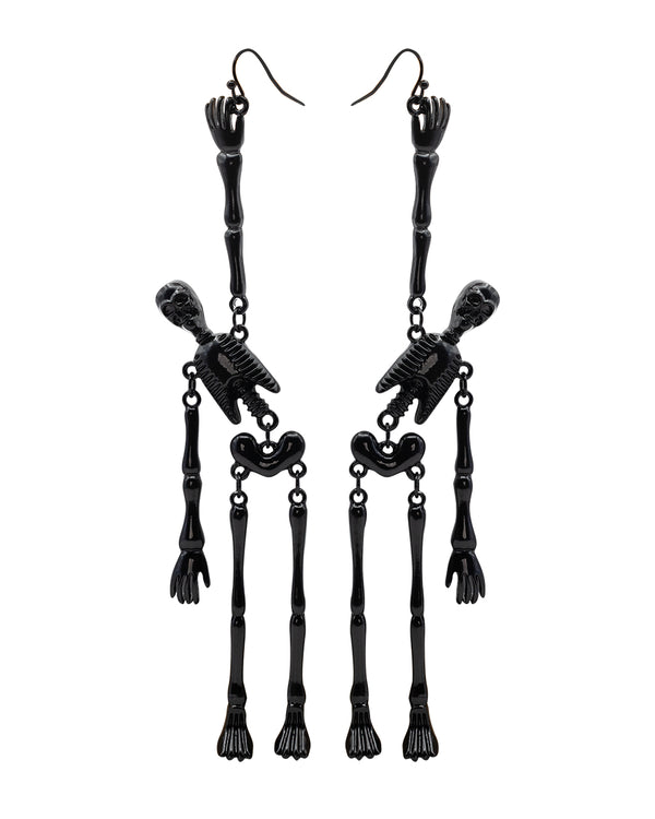 Dangle Skeleton Earrings