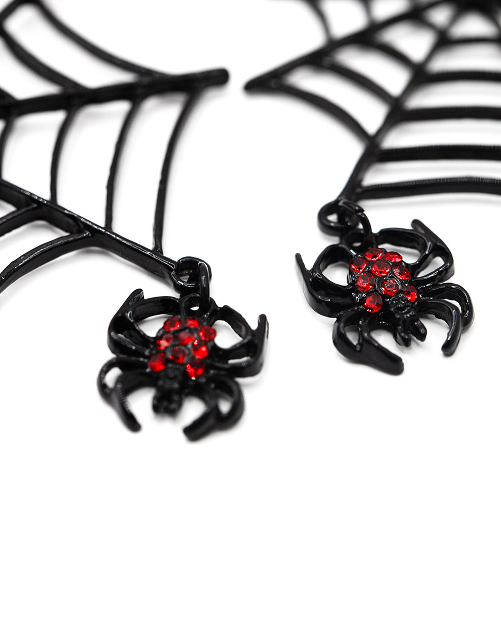 Webbed Spider Earrings