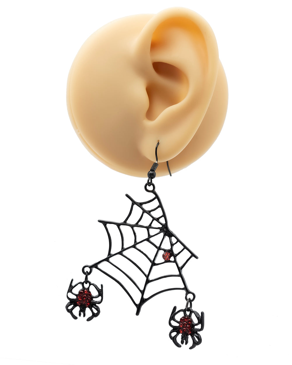 Webbed Spider Earrings