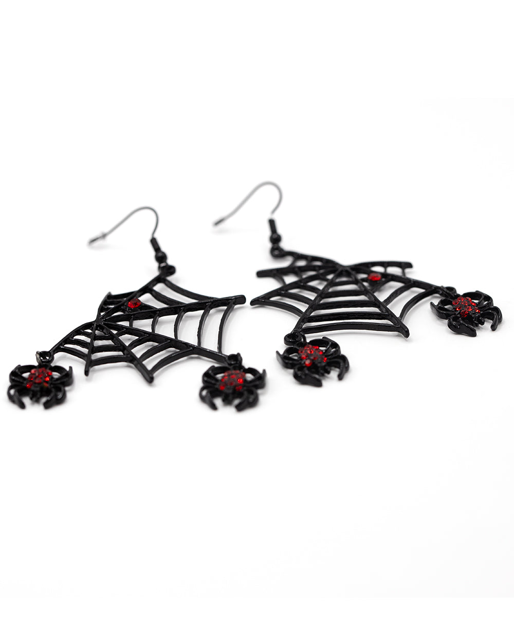 Webbed Spider Earrings