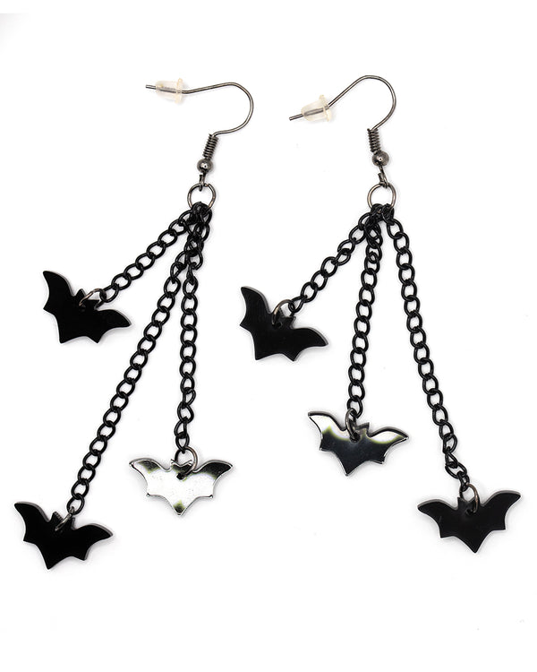 Bat Trio Earrings