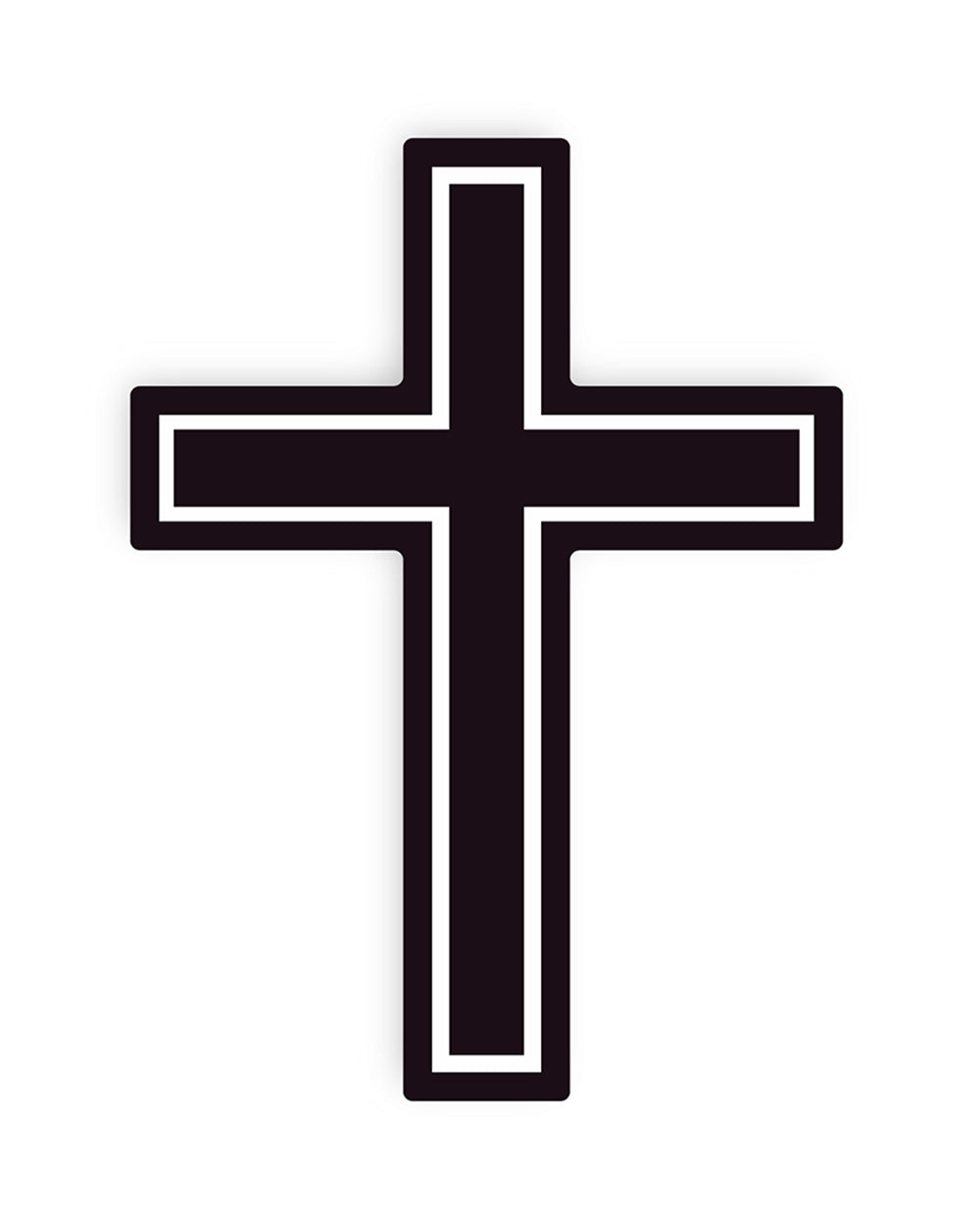 Cross Sticker
