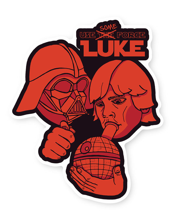 Use Some Force Luke Sticker