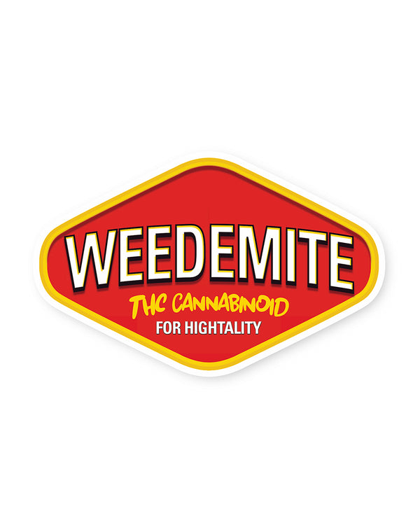 Weedemite Sticker