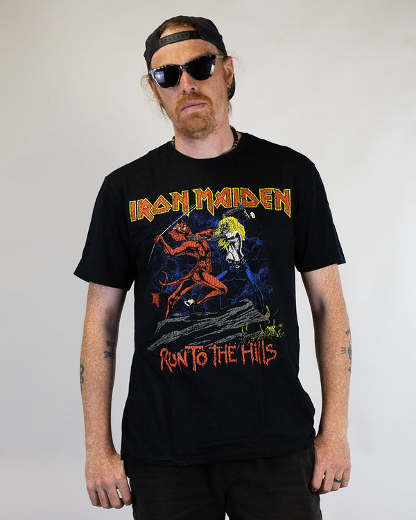 Iron Maiden Run to the Hills T-Shirt (Licensed Merch)