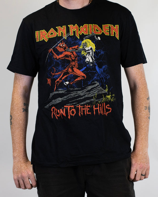 Iron Maiden Run to the Hills T-Shirt (Licensed Merch)