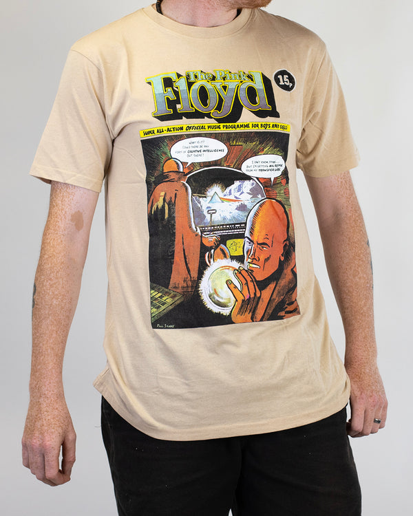 Pink Floyd Comic Sand T-Shirt (Licensed Merch)