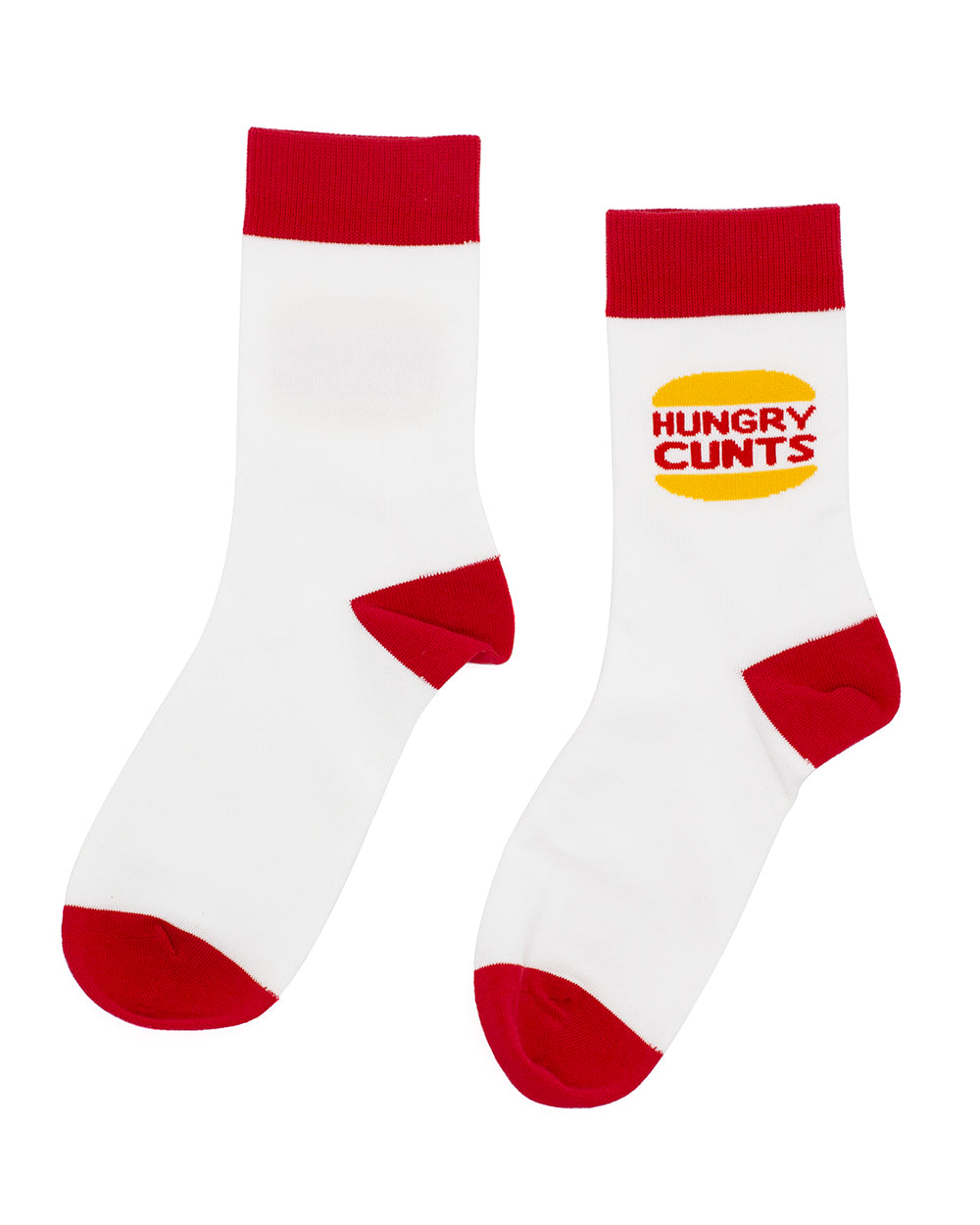 CREW SOCKS - HUNGRY C**TS HIGHLINES WHITE