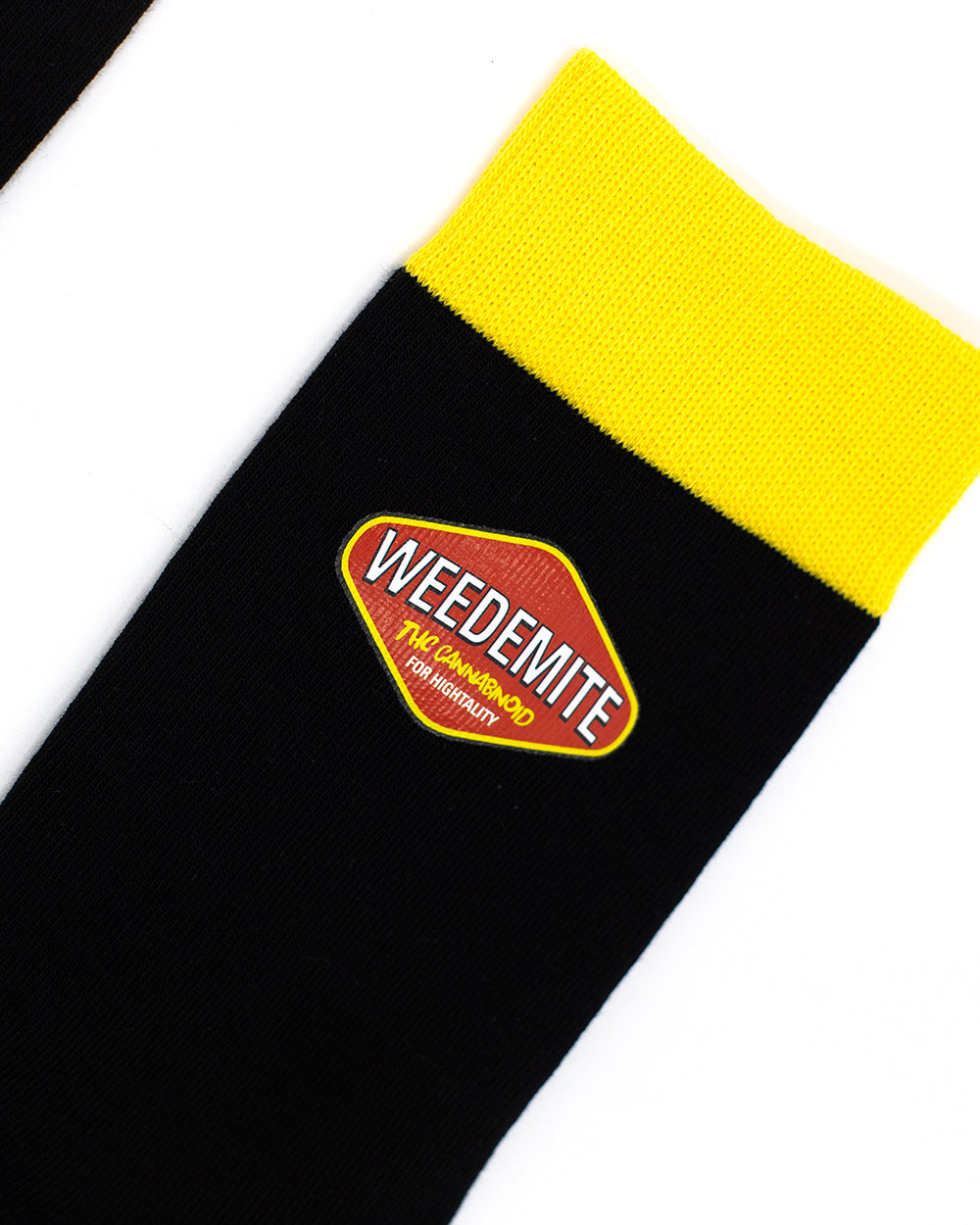 Crew Socks - Weedetmite Highlines Black