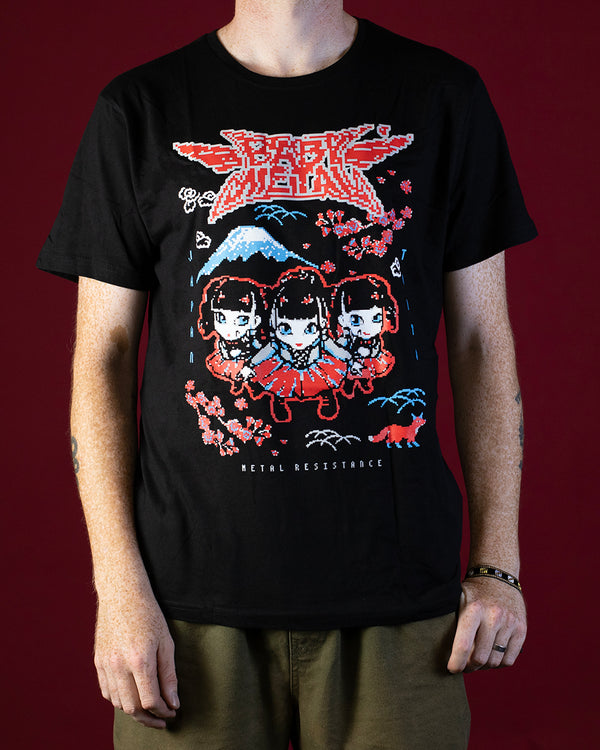 TSHIRT - BABY METAL PIXEL TOKYO BLACK