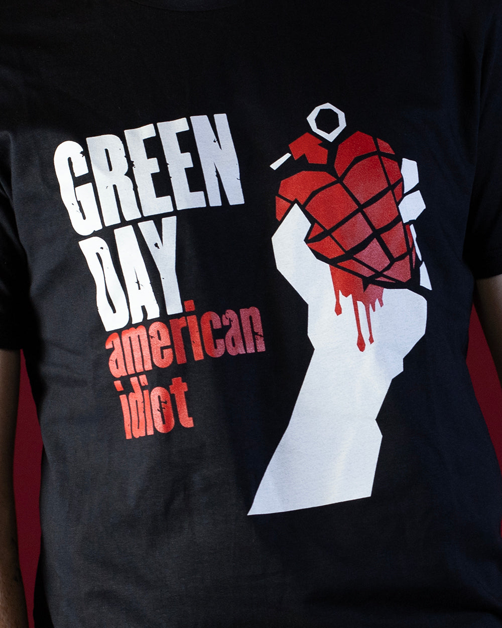T-Shirt - Green Day American Idiot Black