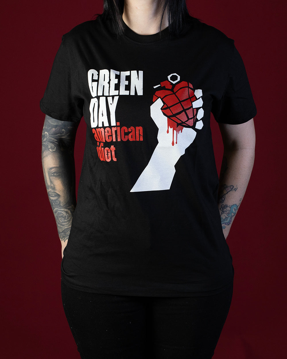 T-Shirt - Green Day American Idiot Black