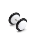 White Acrylic Fake Plug