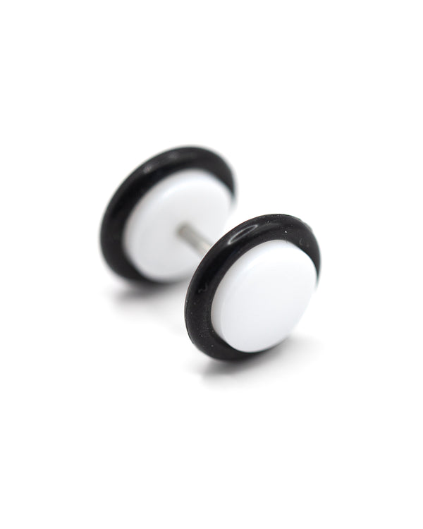 White Acrylic Fake Plug