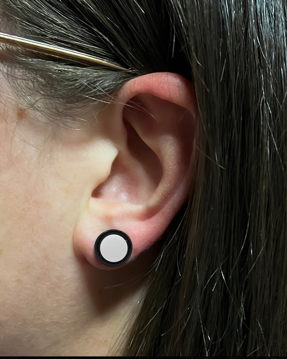 White Acrylic Fake Plug