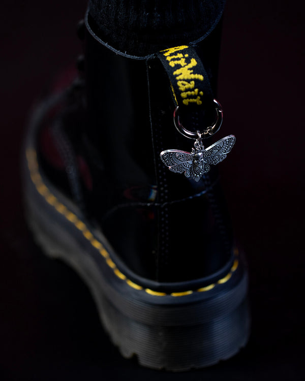 Sweet Vengeance Moth Boot Charm