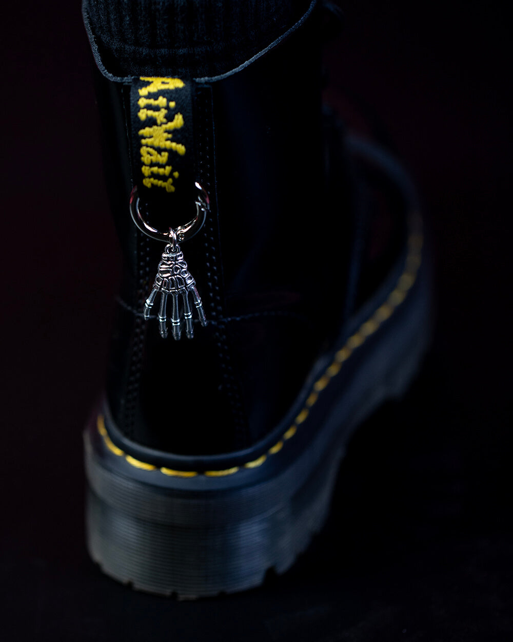 Sweet Vengeance Skeleton Hand Boot Charm