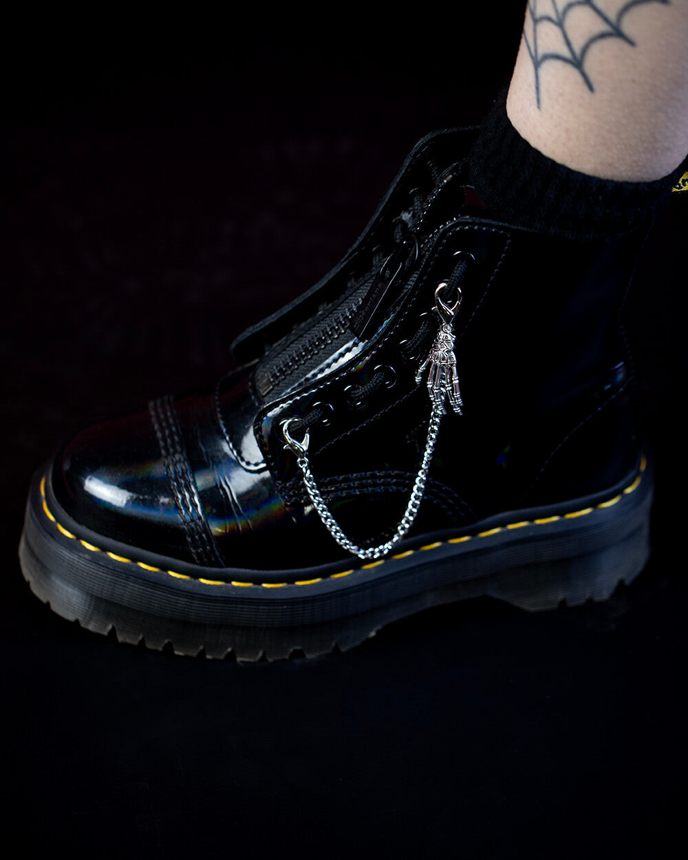 Sweet Vengeance Skeleton Hand Chain