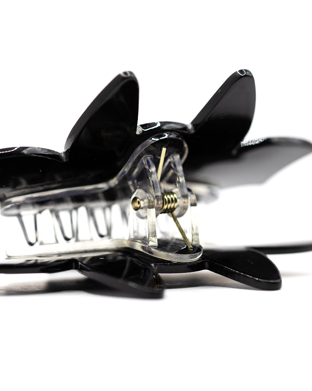 Cartoon Bat Blk/Wht Hair Clip